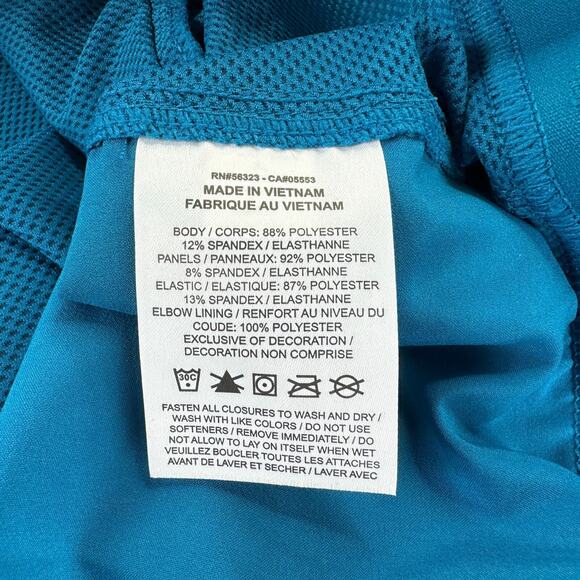 Nike Mens Dri-Fit Sport Clash Flex Training Jacket Turquoise XL - Picture 4 of 4